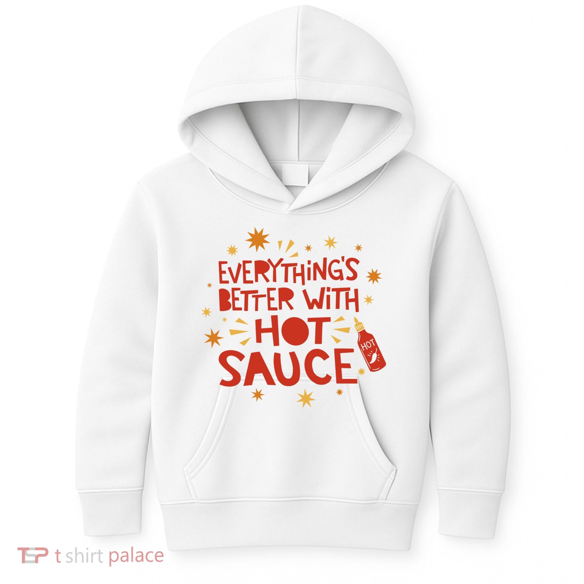 Everything's Better With Hot Sauce Kids Hoodie