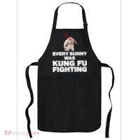 Every Bunny Was Kung Fu Fighting Funny Easter Rabbit Apron thumb 0