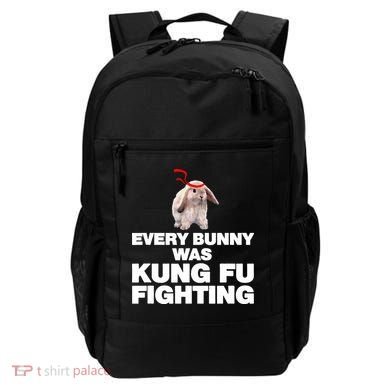 Every Bunny Was Kung Fu Fighting Funny Easter Rabbit Backpack