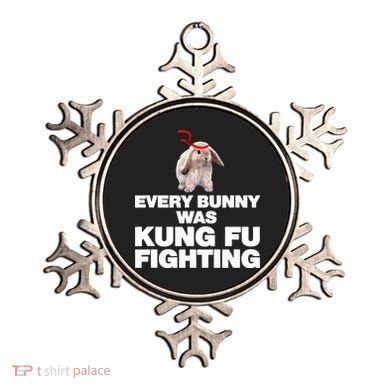 Every Bunny Was Kung Fu Fighting Funny Easter Rabbit Ornament
