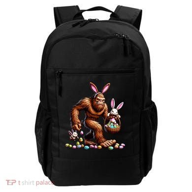 Easter Bigfoot With Bunny & Egg Basket Festive Celebration Backpack