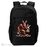 Easter Bigfoot With Bunny & Egg Basket Festive Celebration Backpack thumb 0