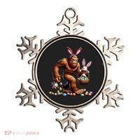 Easter Bigfoot With Bunny & Egg Basket Festive Celebration Ornament thumb 0