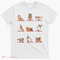 English Bulldog Yoga Puppy Yoga Poses And Meditation T-Shirt thumb 0