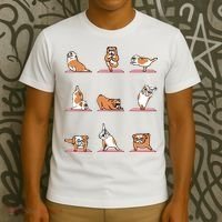 English Bulldog Yoga Puppy Yoga Poses And Meditation T-Shirt thumb 3