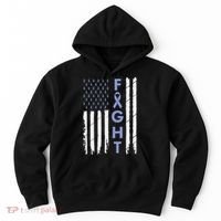 Esophageal Cancer Awareness Purple Periwinkle Ribbon Hoodie thumb 0