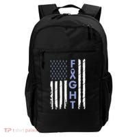 Esophageal Cancer Awareness Purple Periwinkle Ribbon Backpack thumb 0