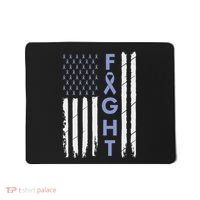 Esophageal Cancer Awareness Purple Periwinkle Ribbon Mousepad thumb 0