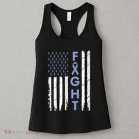 Esophageal Cancer Awareness Purple Periwinkle Ribbon Women's Tank Top thumb 3
