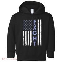 Esophageal Cancer Awareness Purple Periwinkle Ribbon Toddler Hoodie thumb 0