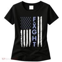 Esophageal Cancer Awareness Purple Periwinkle Ribbon Women's T-Shirt thumb 0