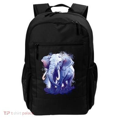 Elephant Colorful Art Backpack