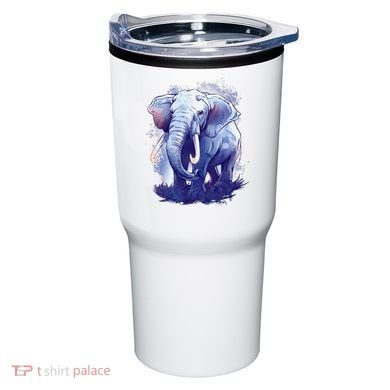 Elephant Colorful Art Tumbler