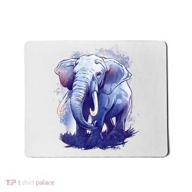 Elephant Colorful Art Mousepad