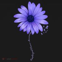 Esophageal Cancer Awareness Sunflower Periwinkle ribbon Mousepad thumb 1