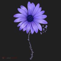Esophageal Cancer Awareness Sunflower Periwinkle ribbon Tumbler thumb 3