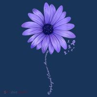 Esophageal Cancer Awareness Sunflower Periwinkle ribbon Women's Hoodie thumb 2