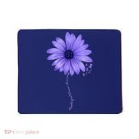 Esophageal Cancer Awareness Sunflower Periwinkle ribbon Mousepad thumb 0