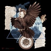 Eagle Collage Ancient Artifact Piece Backpack thumb 2