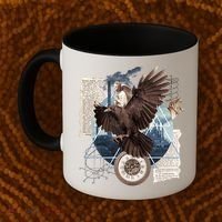 Eagle Collage Ancient Artifact Piece Coffee Mug thumb 2