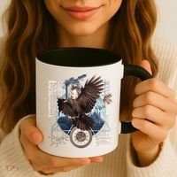 Eagle Collage Ancient Artifact Piece Coffee Mug thumb 3