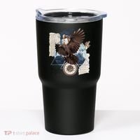 Eagle Collage Ancient Artifact Piece Tumbler thumb 0