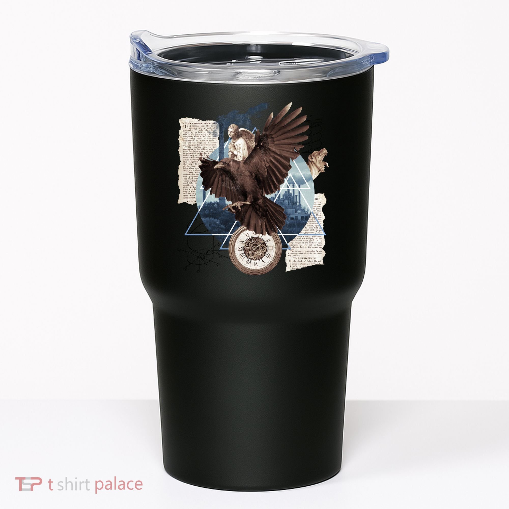 Eagle Collage Ancient Artifact Piece Tumbler