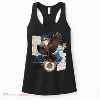 Eagle Collage Ancient Artifact Piece Women's Tank Top thumb 0