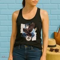 Eagle Collage Ancient Artifact Piece Women's Tank Top thumb 2