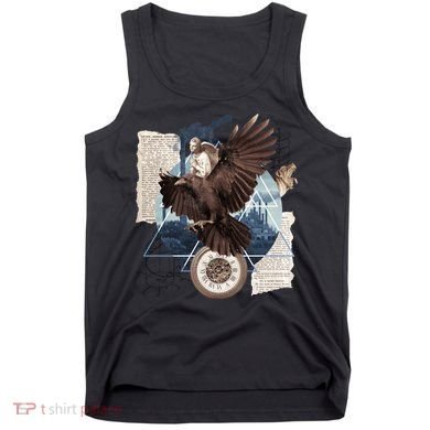 Eagle Collage Ancient Artifact Piece Tank Top
