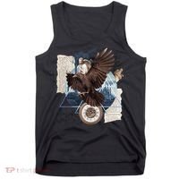 Eagle Collage Ancient Artifact Piece Tank Top thumb 0