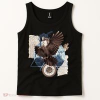 Eagle Collage Ancient Artifact Piece Tank Top thumb 2