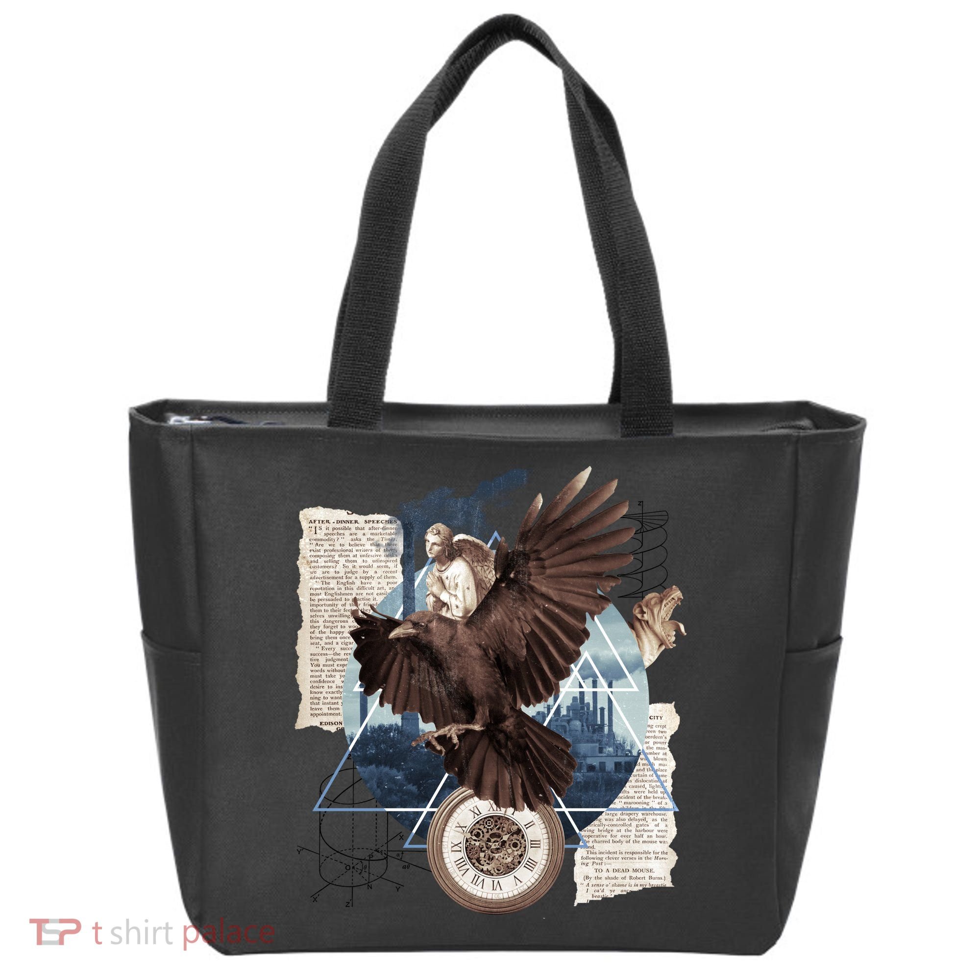 Eagle Collage Ancient Artifact Piece Tote Bag