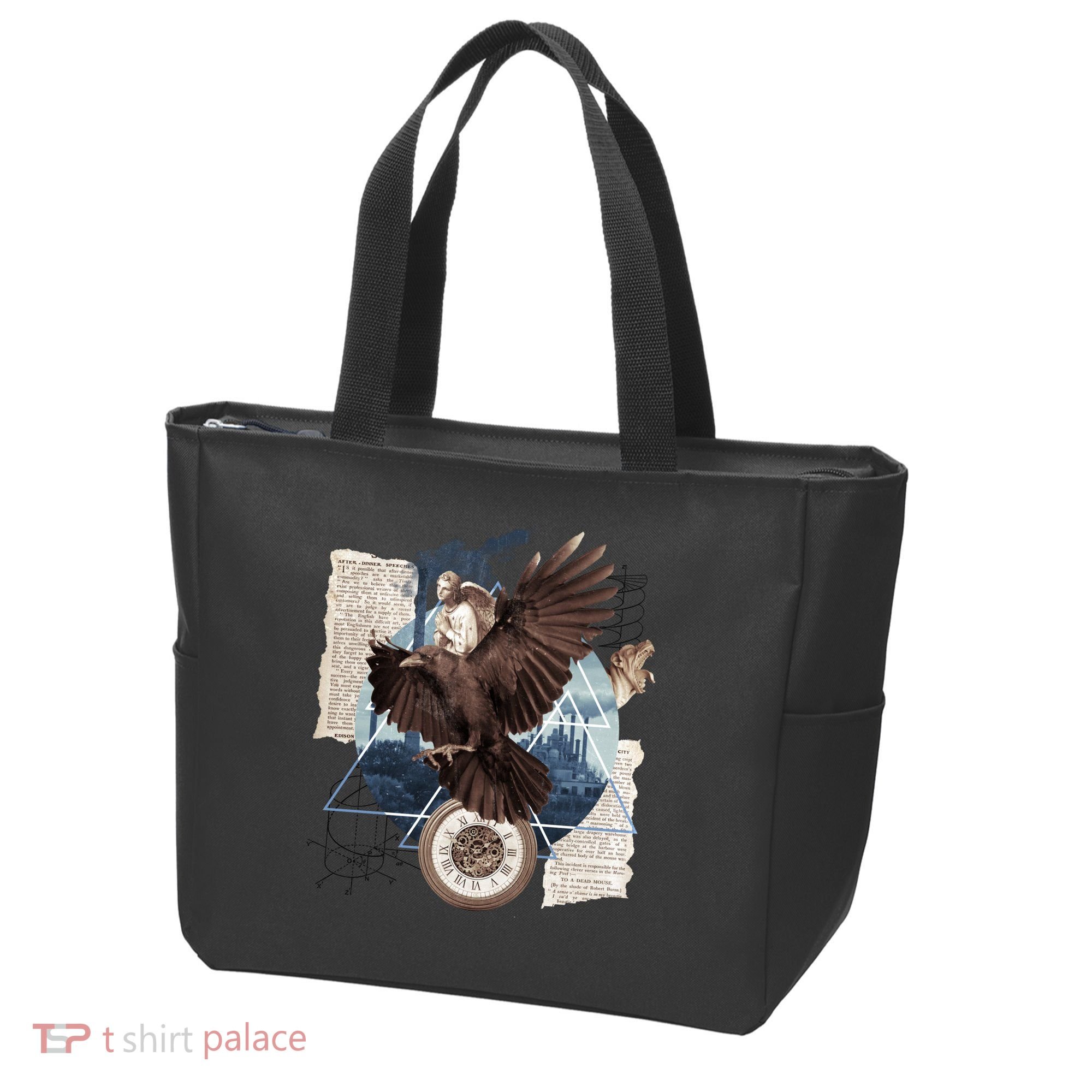 Eagle Collage Ancient Artifact Piece Tote Bag