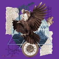 Eagle Collage Ancient Artifact Piece Long Sleeve Shirt thumb 2