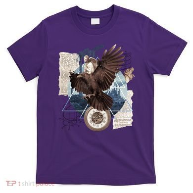 Eagle Collage Ancient Artifact Piece T-Shirt