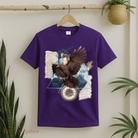 Eagle Collage Ancient Artifact Piece T-Shirt thumb 2