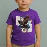 Eagle Collage Ancient Artifact Piece Toddler T-Shirt thumb 2