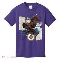 Eagle Collage Ancient Artifact Piece Kids T-Shirt thumb 0