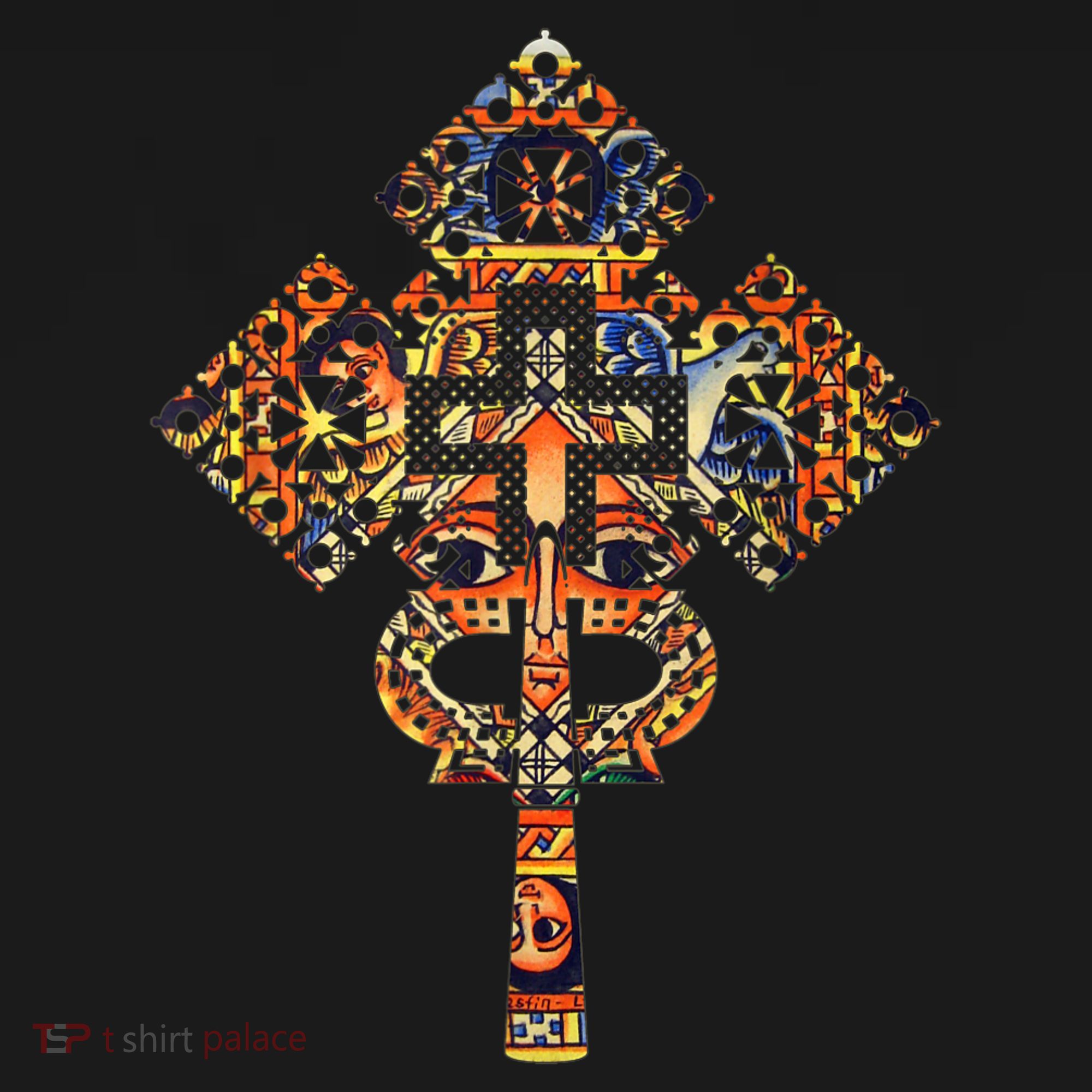 Ethiopian Christian Art Christ In Glory Ethiopian Cross Women's Hoodie