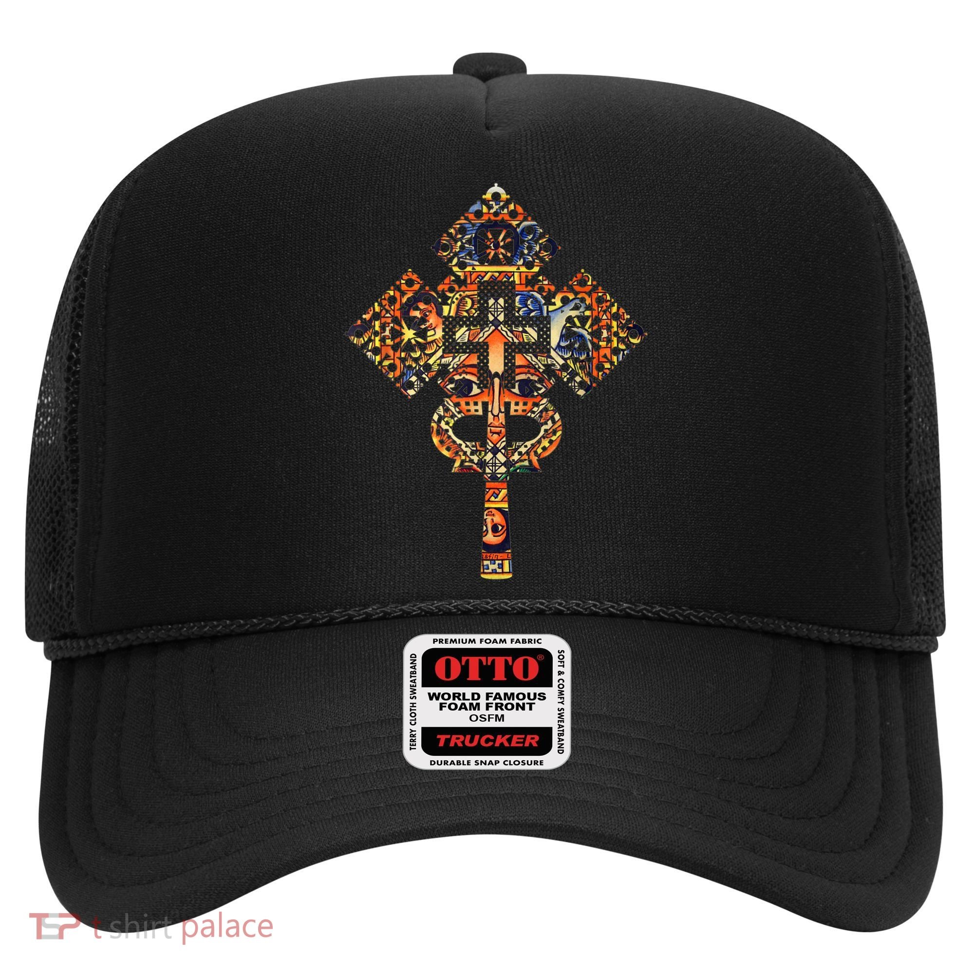 Ethiopian Christian Art Christ In Glory Ethiopian Cross Hat