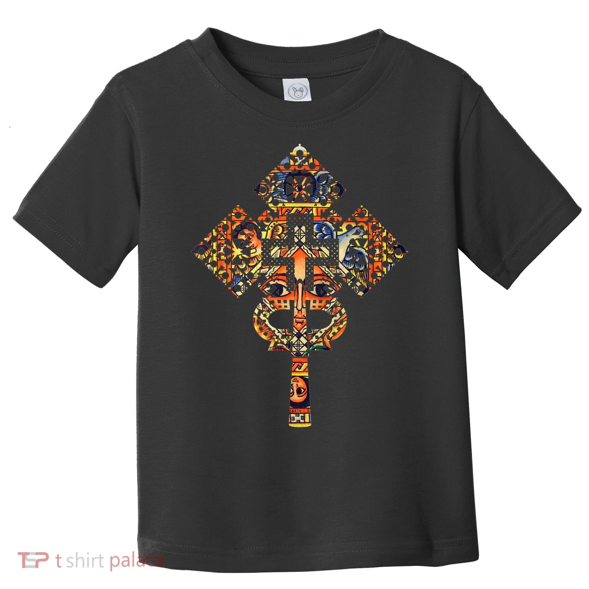 Ethiopian Christian Art Christ In Glory Ethiopian Cross Toddler T-Shirt