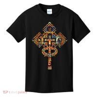 Ethiopian Christian Art Christ In Glory Ethiopian Cross Kids T-Shirt thumb 0