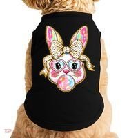 Easter Cute Bunny Leopard Rabbit Doggie Tank thumb 0