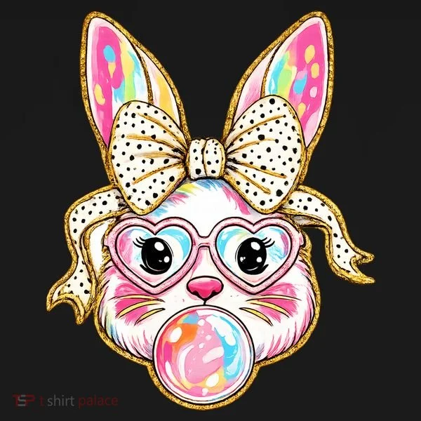 Easter Cute Bunny Leopard Rabbit Doggie Tank