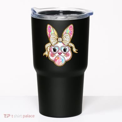 Easter Cute Bunny Leopard Rabbit Tumbler