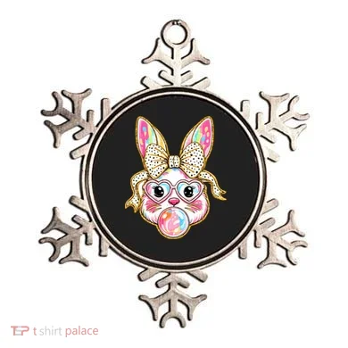 Easter Cute Bunny Leopard Rabbit Ornament