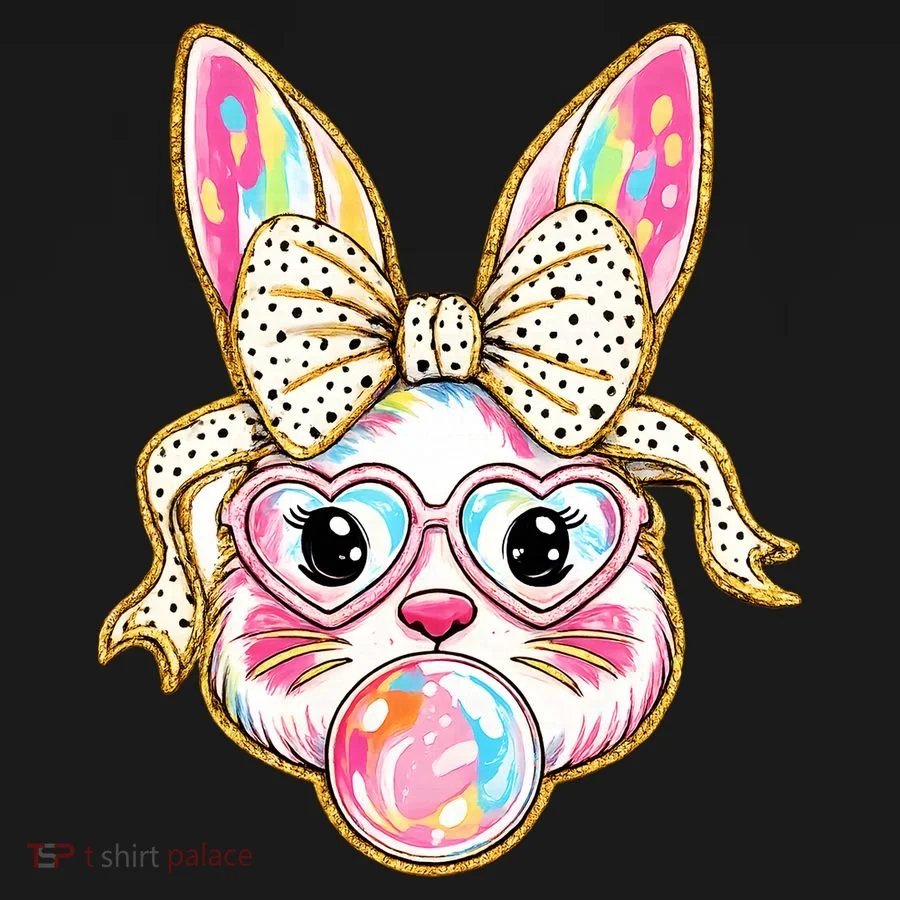Easter Cute Bunny Leopard Rabbit Baby Bodysuit