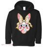 Easter Cute Bunny Leopard Rabbit Toddler Hoodie