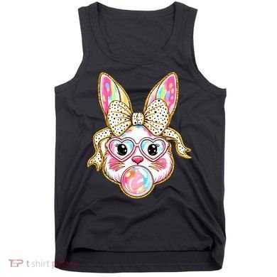 Easter Cute Bunny Leopard Rabbit Tank Top